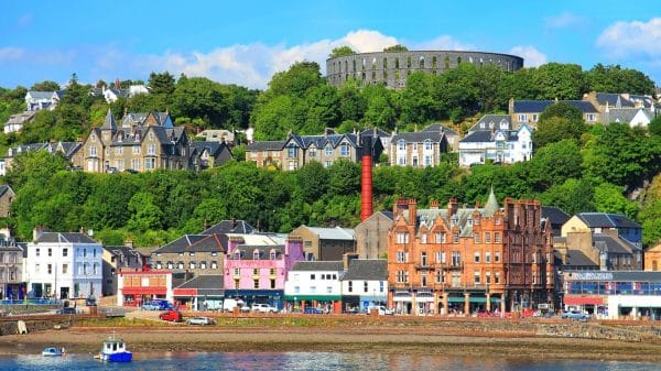 Decorative photo of Oban harbour